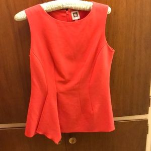 Anne Klein fitted watermelon blouse